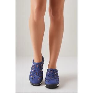 Jambi Abby Comfort Mary Jane Floral Leather Shoes Size 7